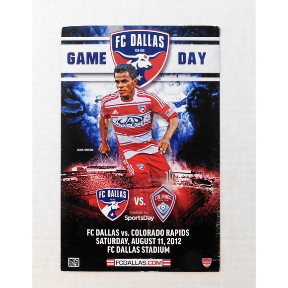 FC Dallas Other - FC Dallas vs Colorado Rapids Soccer 2012 Signed Game Day Roster Program 8.5x5.5